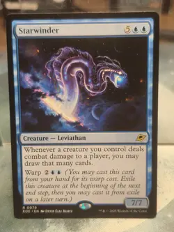 R 0079 Starwinder Creature Leviathan Rare Edge of Eternities MTG Card - Image 1