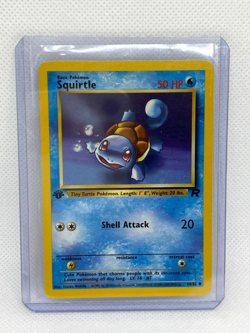 Squirtle Rocket Set 68/82 First Edition Pokemon Trading Card - Image 1