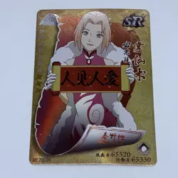 Sakura Holding Scroll - Naruto Trading Card HY 38 SR Foil Boruto Cool Art Tc8 - Image 1