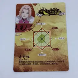 Sakura Holding Scroll - Naruto Trading Card HY 38 SR Foil Boruto Cool Art Tc8 - Image 2