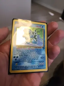 Pokemon Blastoise Holo Card Base Set 2 1999 Wizards of the Coast - Image 2