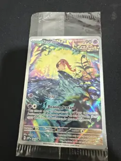 Pokemon TCG Scream Tail Black Star Promo Sealed SVP 065 Paradox Rift ETB Card - Image 1