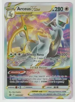 Pokemon TCG Arceus VSTAR SWSH307 Black Star Promo Card - Image 1