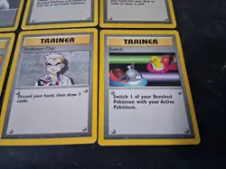 Pokemon Tcg Card Lot: Double Colorless Energy, Switch, Gust Of Wind, Revive, Oak - Image 3