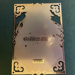 Goddess Story Gold METAL Card - Serial Number #/200! Anime Girl Bikini Yae Miko - Image 5