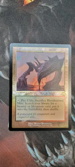 Bloodstained Mire (Retro Frame) Modern Horizons 3 Foil - NM - MtG - Image 1