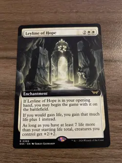 1x - Leyline of Hope - (extended art) - Duskmourn: House of Horror - NM MTG - Image 1