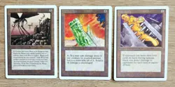 MTG - Unlimited - The Hive (LP), Jade Monolith (LP), Black Vise (MP). - Image 1