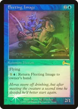 Urza's Legacy MTG FOIL Fleeting Image Magic - Image 1