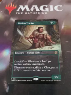 Mtg. Tireless Tracker. Foil Borderless. Innistrad Remastered. Pack Fresh - Image 1