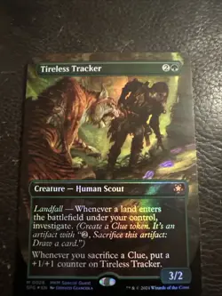 Magic The Gathering TIRELESS TRACKER Special Guests Borderless Foil - Image 1