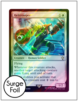 1x Helitrooper, Surge Foil, Final Fantasy, Magic MTG NM - Image 1