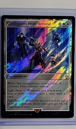 MTG Magic the Gathering FIC Final Fantasy Surge Foil #11 Champions from Beyond - Image 1