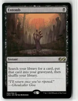 Magic The Gathering Ultimate Masters- Entomb - Rare #94/254 - Image 1
