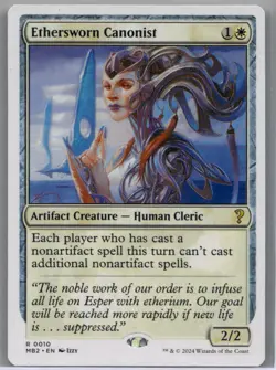 Near Mint or Better Ethersworn Canonist (White Border) #10 W/Tracking - Image 1