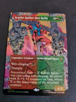 Scarlet Spider, Ben Reilly Borderless FOIL 0214 MTG SPM Nm/M - Image 1