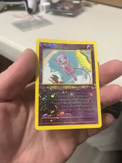 Pokemon TCG Mew Southern Islands Reverse Holo Card NM-LP Condition SWIRL - Image 1