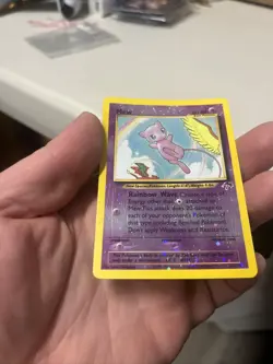 Pokemon TCG Mew Southern Islands Reverse Holo Card NM-LP Condition SWIRL - Image 4