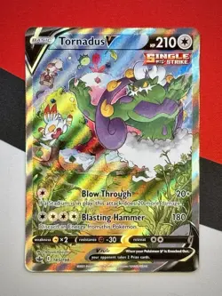 Tornadus V Alt Art 185/198 Ultra Rare Chilling Reign Pokemon TCG NM - Image 1