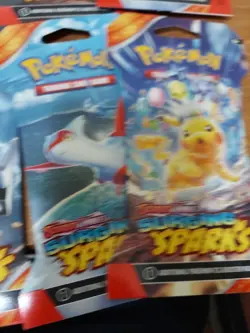 Pokemon TCG Surging Sparks Sleeved Booster Packs/Blister Lot Of 10 Sealed NEW - Image 4