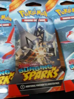 Pokemon TCG Surging Sparks Sleeved Booster Packs/Blister Lot Of 10 Sealed NEW - Image 5