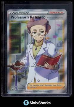 2020 POKEMON SWORD & SHIELD #201/202 PROFESSOR'S RESEARCH: PROFESSOR MAGNOLIA - Image 1