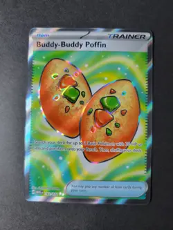 Buddy-Buddy Poffin (Full Art) 167/132 Ultra Rare Pokemon Mega Evolution - Image 1