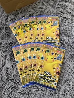 Japanese Pokemon Celebrations Packs. 25th Anniversary Individual Packs Sealed - Image 1