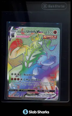 2021 POKEMON SWORD & SHIELD BATTLE STYLES #167/163 SINGLE STRIKE URSHIFU VMAX - Image 1