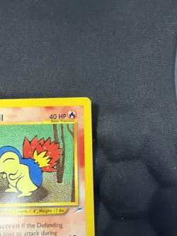 Pokemon TCG 1st EDITION Cyndaquil 61/105 NEO DESTINY LP Vintage - Image 5