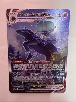 Pokemon Chilling Reign Shadow Rider Calyrex VMAX 205/198 Alternate Art - Image 1