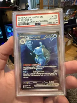 Pokemon Blastoise EX 200/165 Scarlet & Violet 151 - PSA 10 *slab Scratch/ding* - Image 1