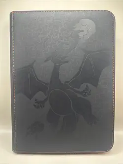 POKEMON CENTER Exclusive Scorching Charizard Premium 9 Pocket Binder - Used - Image 1