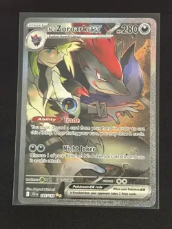 N's Zoroark ex 185/159 Sv09: Journey Together Pokemon TCG - NM - Image 1