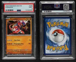 Koraidon Confetti Holo Pokemon McDonald's Collection Match Battle (M24EN) PSA 9 - Image 3