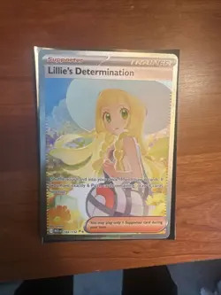 Pokemon Lillie's Determination SIR 184/132 Mega Evolution ENGLISH Pack Fresh - Image 2