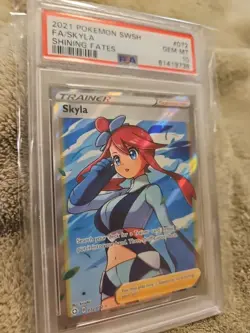 SKYLA / FA SHINING FATES 2021 POKEMON SWSH # 072 - GRADED PSA GEM MINT 10 - Image 3