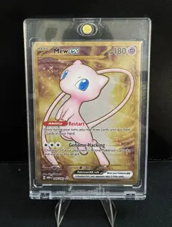 Pokemon TCG Scarlet & Violet 151 Mew ex # 205 / 165 Hyper Rare Near Mint - Image 1