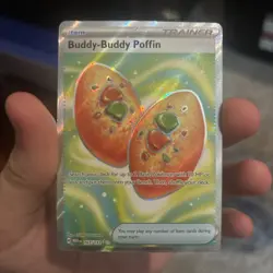 Buddy Buddy Poffin 167/132 Mega Evolution Secret Rare Full Art Pokemon - Image 1