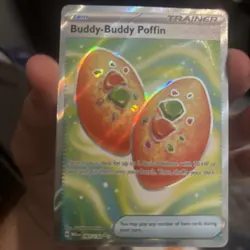 Buddy Buddy Poffin 167/132 Mega Evolution Secret Rare Full Art Pokemon - Image 5