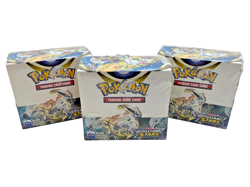 Lot of (3) Pokemon TCG: Sword & Shield Brilliant Stars Booster Box Sealed - Image 1