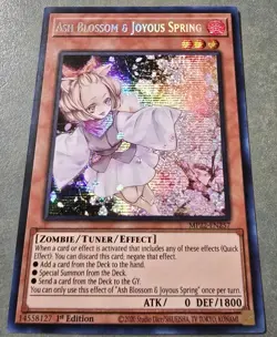Yu-Gi-Oh! Ash Blossom & Joyous Spring MP22-EN257 1st Edition Secret Rare - NM 🔥 - Image 4
