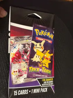 Brand New 2 x Pokemon TCG Mystery Pack w/ Foil Card MJ Holding Company Sealed - Image 1