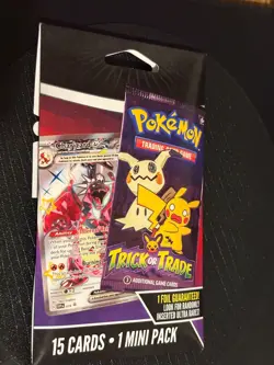 Brand New 2 x Pokemon TCG Mystery Pack w/ Foil Card MJ Holding Company Sealed - Image 3