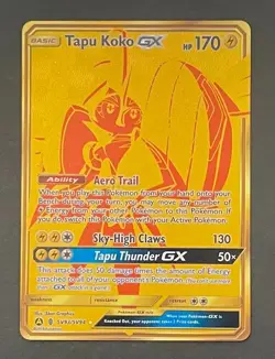 Pokemon Card Tapu Koko GX SV93/SV94 Hidden Fates Shiny Vault - Near Mint - Image 1