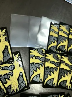 Pokemon Card (65) Sleeves 2018, black and Yellow - Image 3