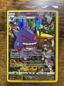 Pokemon PSA 10 Gengar TG06/TG30 Trainer Gallery Full Art Lost Origin Card - Image 2