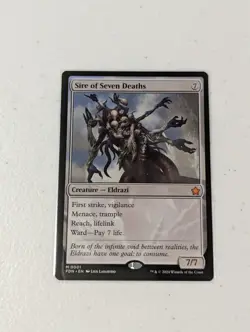 MTG Sire of Seven Deaths - Foundations NM - Image 1