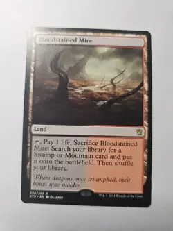 Bloodstained Mire Khans of Tarkir Regular Magic the Gathering MTG - Image 1