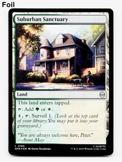 Suburban Sanctuary (FOIL) - [Marvel's Spider-Man] MTG Magic NM/M 🌳⚪ - Image 1